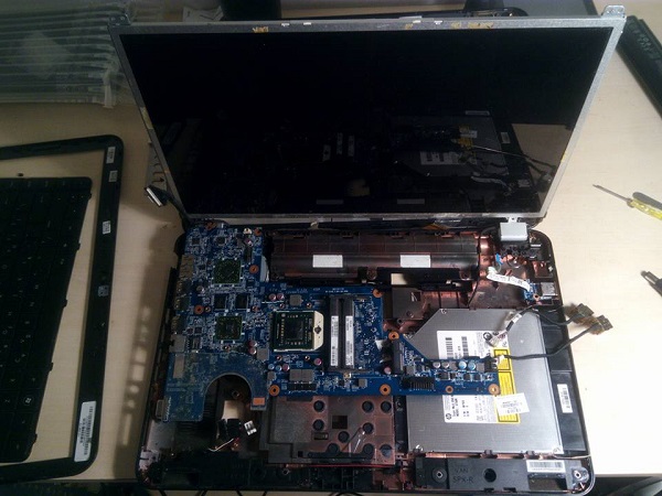 Service HP dv6 - Συντήρηση ψύκτρας